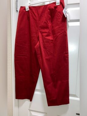 Jones New York Womens Casual Capri Pants red Size 12 new